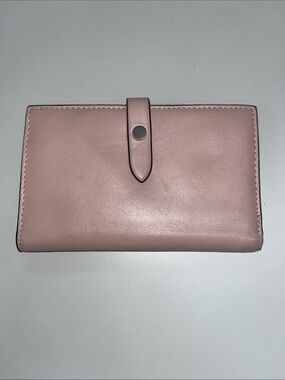 Source Unknown Blush Pink Snap Leather Wallet